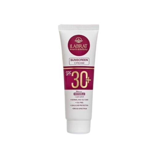 کرم ضدآفتاب ضدلک بی‌رنگ ایلابرت ilabrat Invisible Sunscreen +SPF30 40ml — تصویر ۳