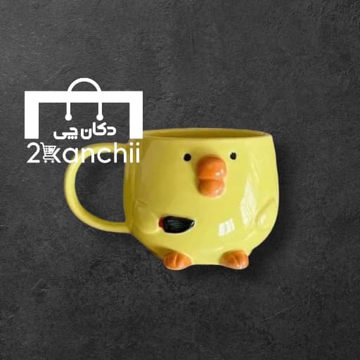 ماگ سرامیکی جوجه ی چاقو به دست