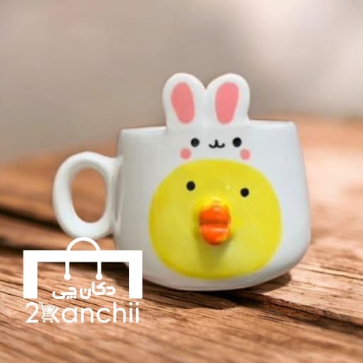 ماگ سرامیکی خرگوش و جوجو