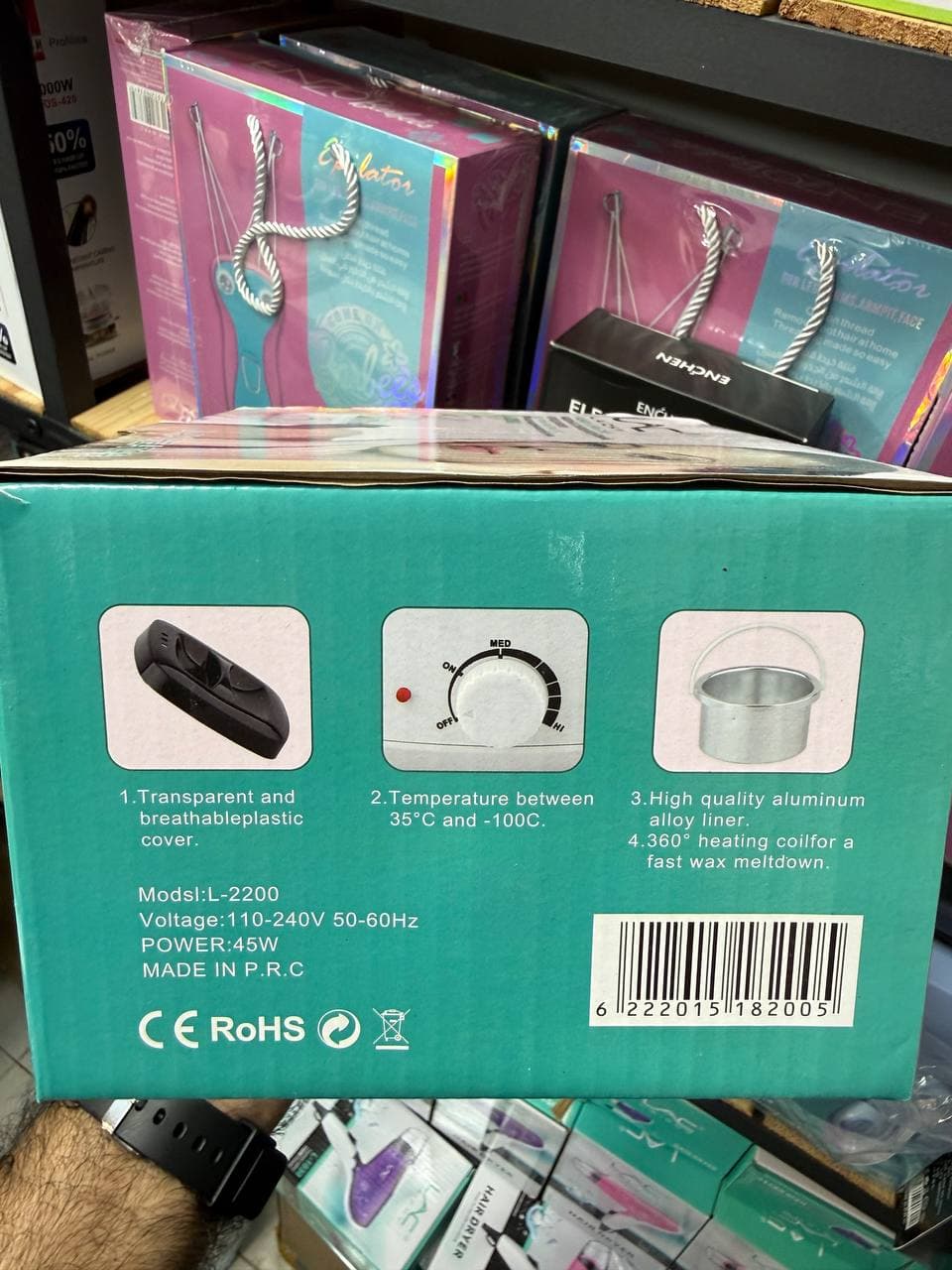 سشوار مسافرتی لایچی مدل LAC Laichy L-1030 توان ۷۵۰ وات با قابلیت یون و باد سرد اورجینال (عمده و تک) — تصویر ۸