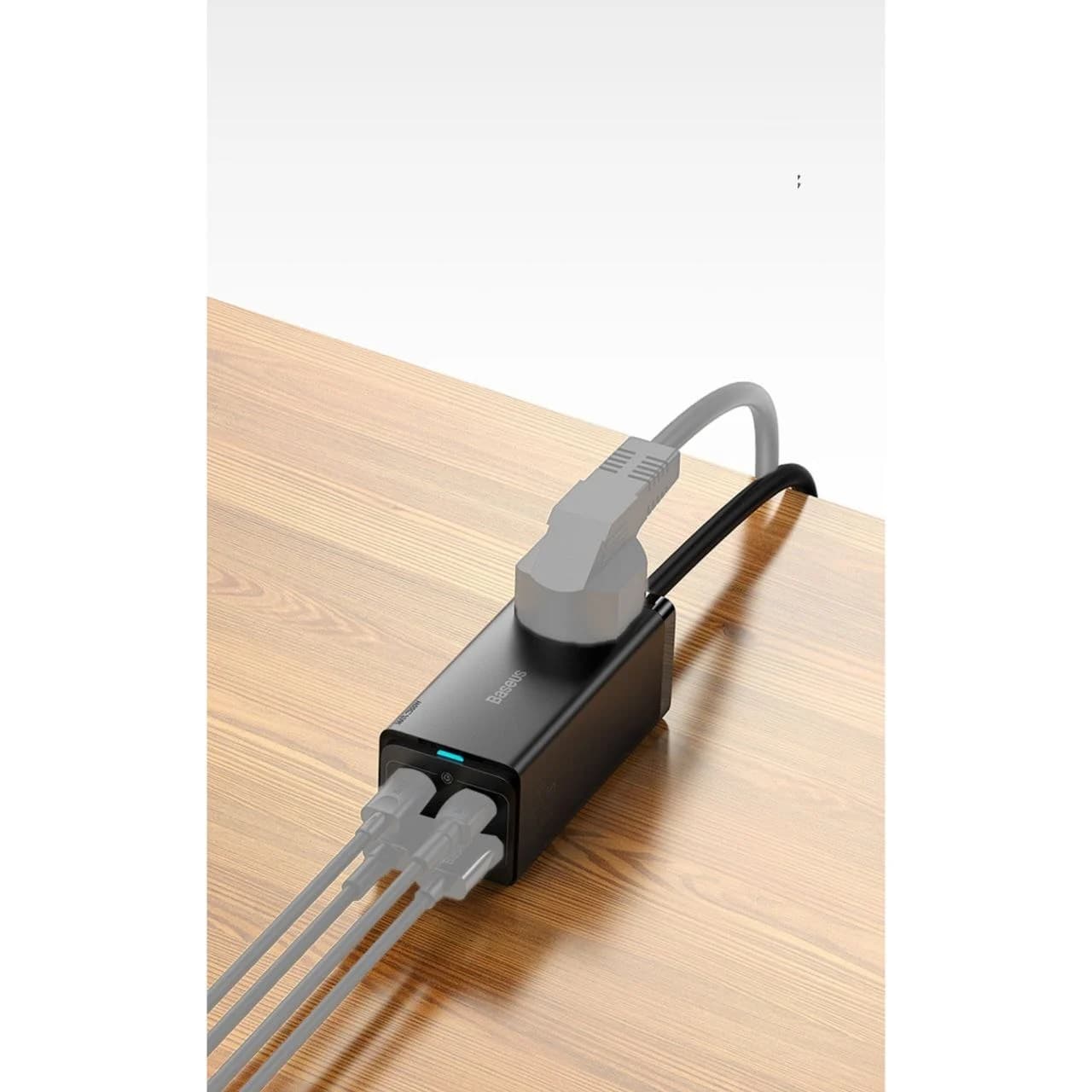 شارژر رومیزی باسئوس مدل Power Combo 65W به همراه کابل USB-C — تصویر ۵
