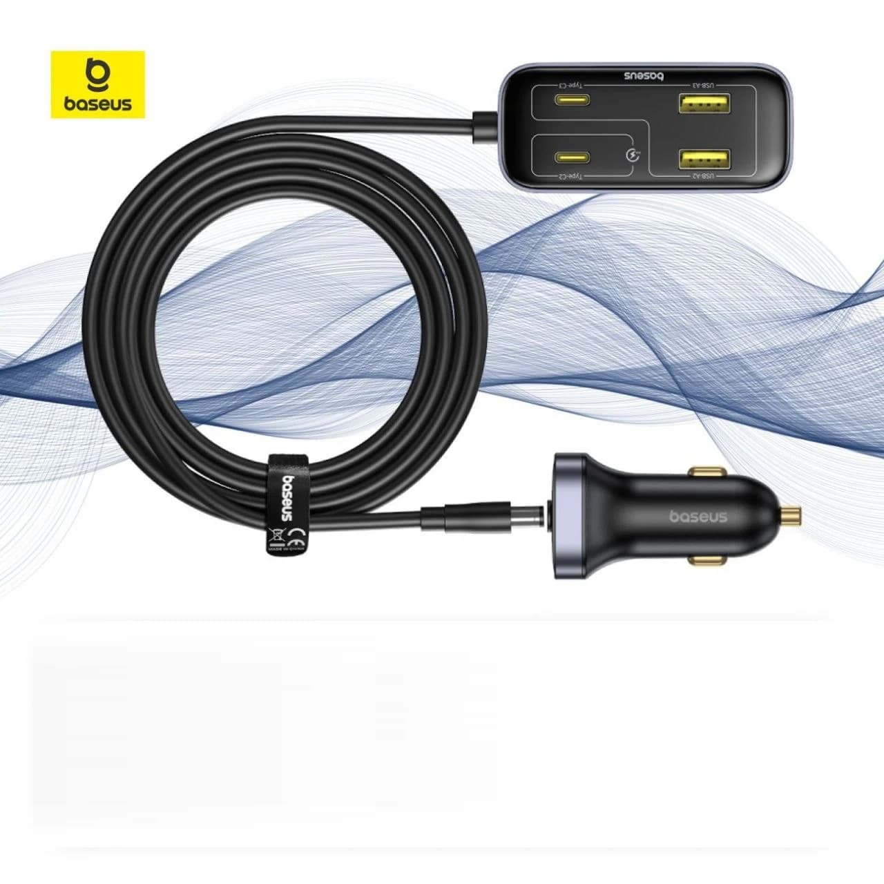 شارژر فندکی 110 وات 6 پورت بیسوس مدل BackseatPal L1 — تصویر ۸