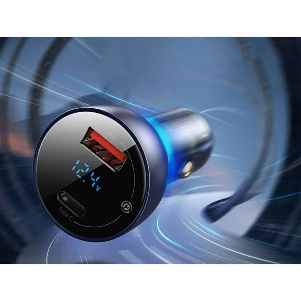 شارژر فندکی 65 وات باسئوس مدل Dual Quick Charger-65W — تصویر ۵