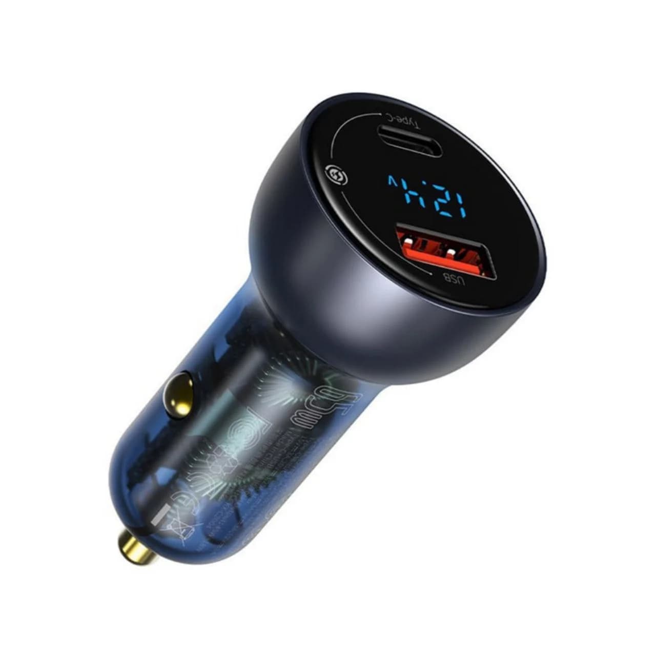 شارژر فندکی 65 وات باسئوس مدل Dual Quick Charger-65W — تصویر ۳