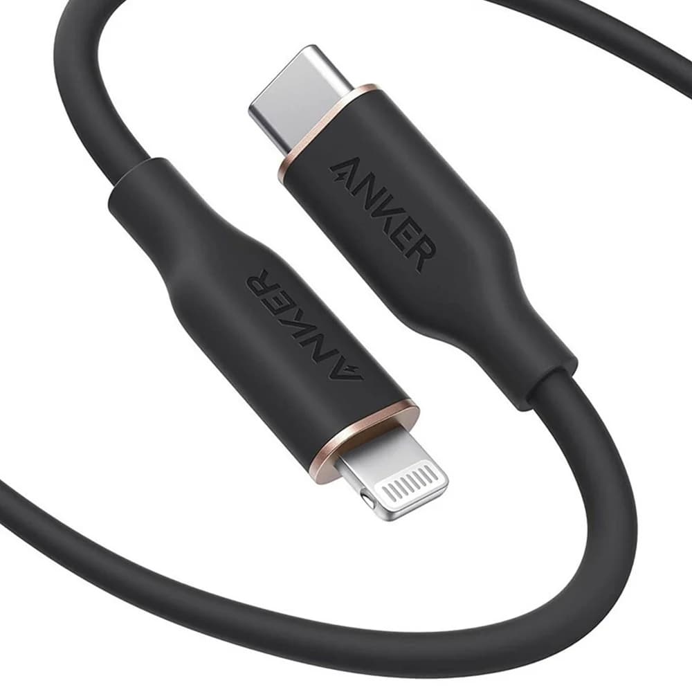 کابل تبدیل USB-C به لایتنینگ انکر مدل Powerline III Flow A8663 طول 1.8 متر — تصویر ۳