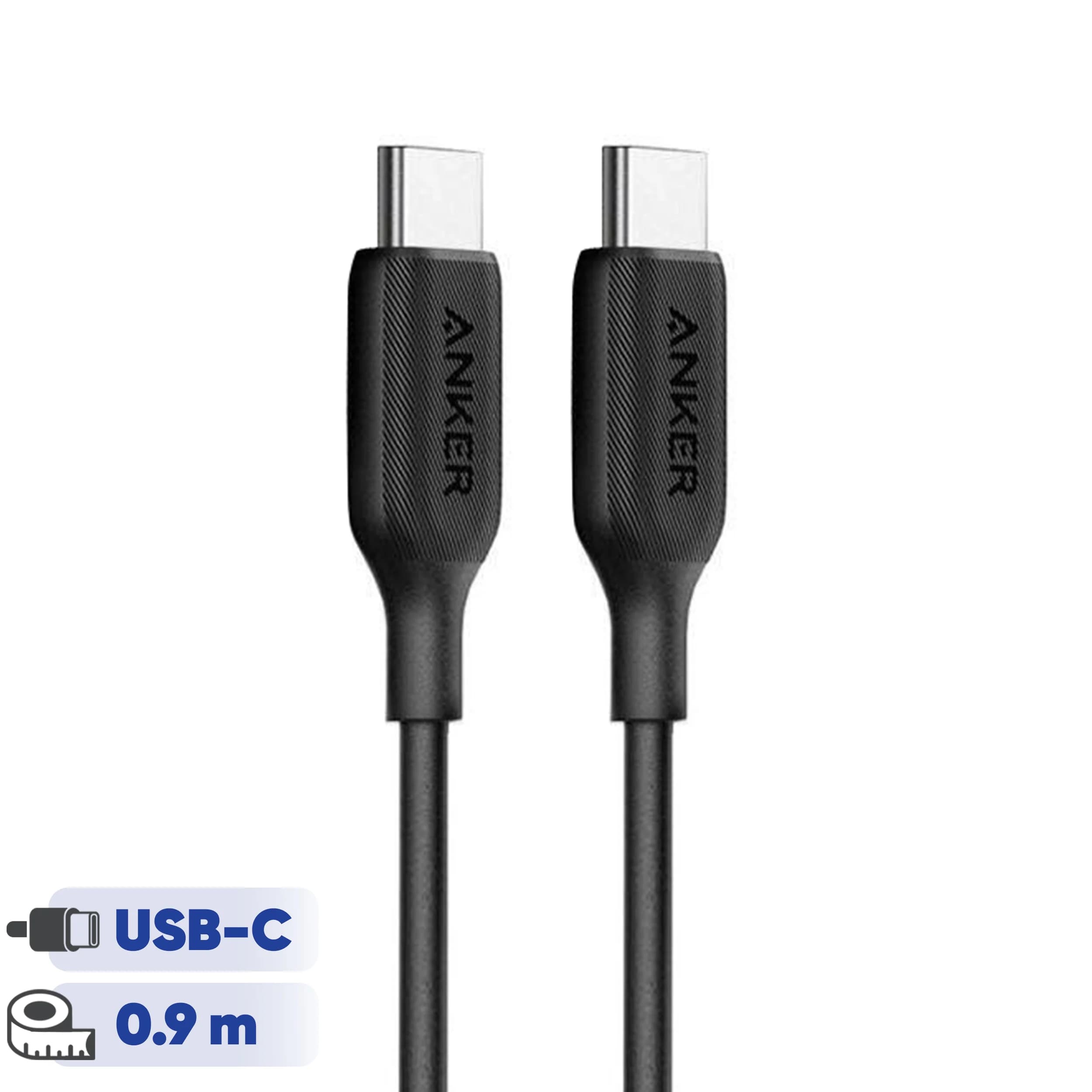 کابل USB-C انکر مدل A8852H11 طول 0.9 متر