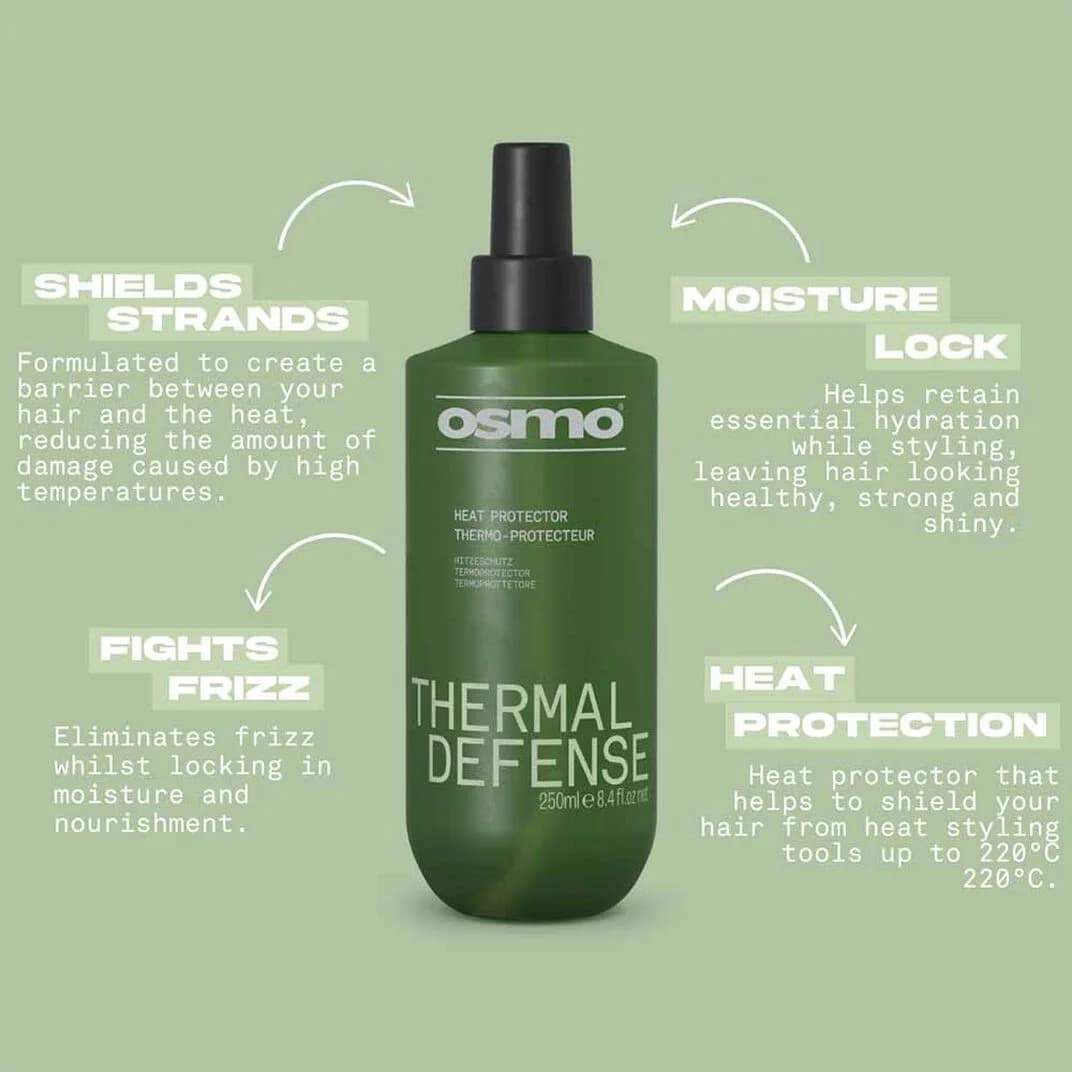 اسپری محافظ‌‌حرارت‌ مو اسمو مدل Thermal Defense حجم 250 میلی‌لیتر — تصویر ۲