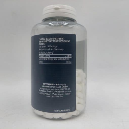 اچ ام بی مای پروتئین 180 عدد Myvitamins HMB — تصویر ۳