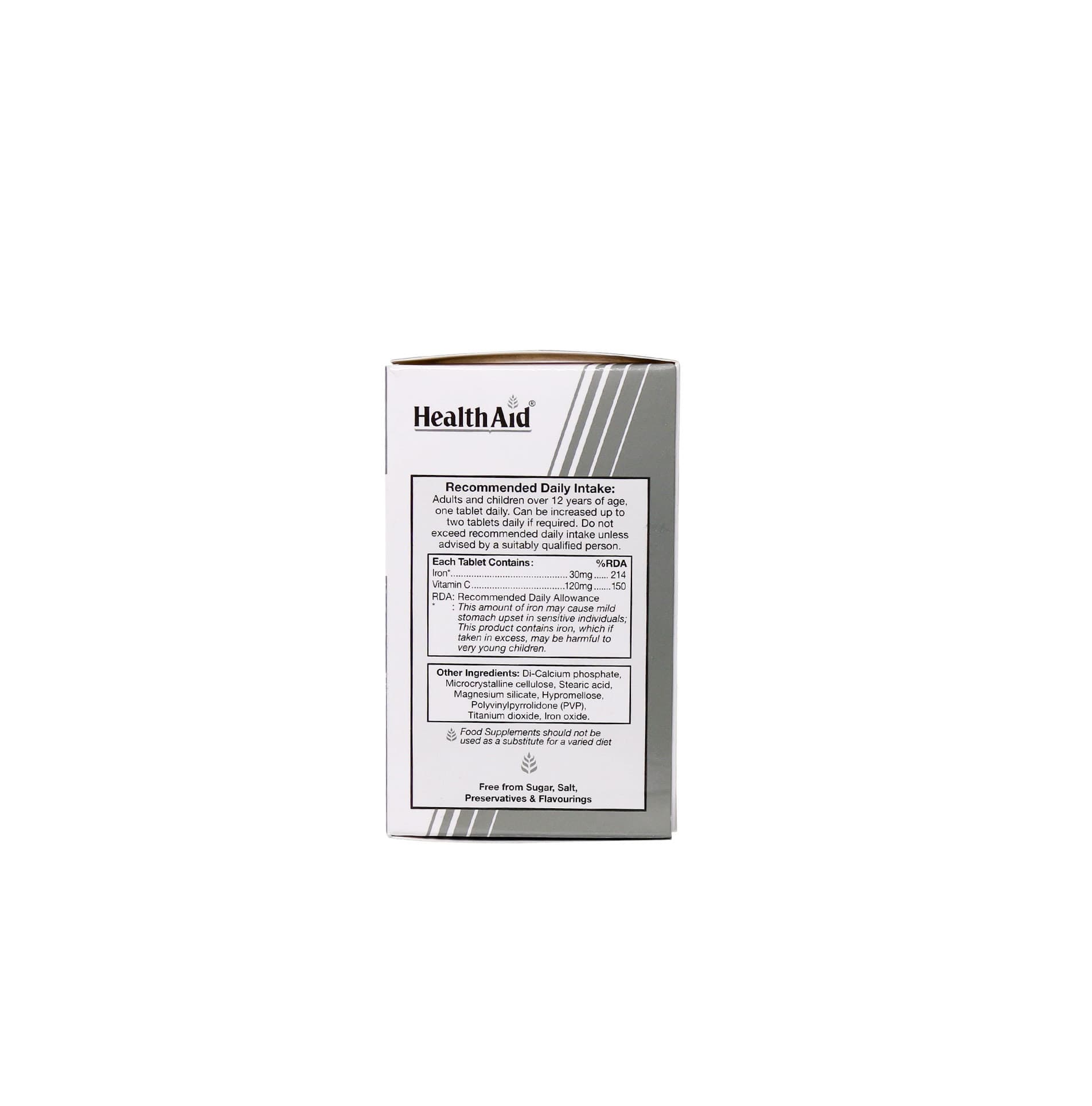 قرص آیرون بیس گلیسینات هلث اید | Health Aid Iron Bisglycinate — تصویر ۴