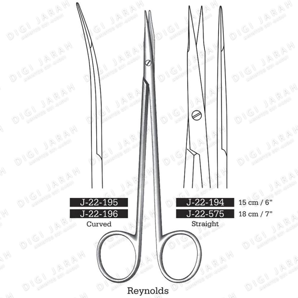 قیچی رینولد کرو J-22-192 surgicon 11CM