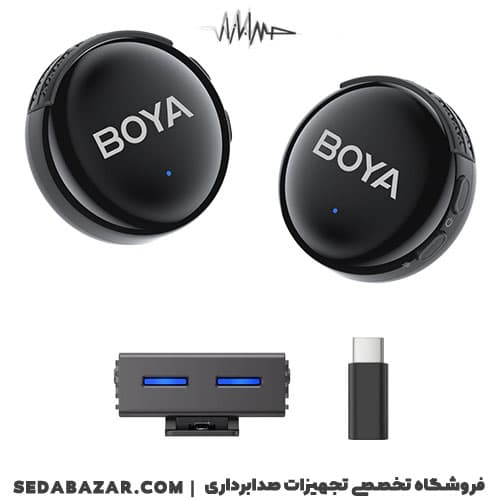 BOYALINK 3-02 میکروفون یقه ای دکمه ای مگنتی