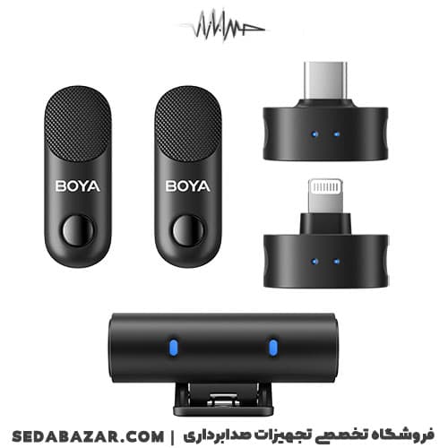 BOYA Magic 02 میکروفون بی سیم یقه ای مگنتی و دستی