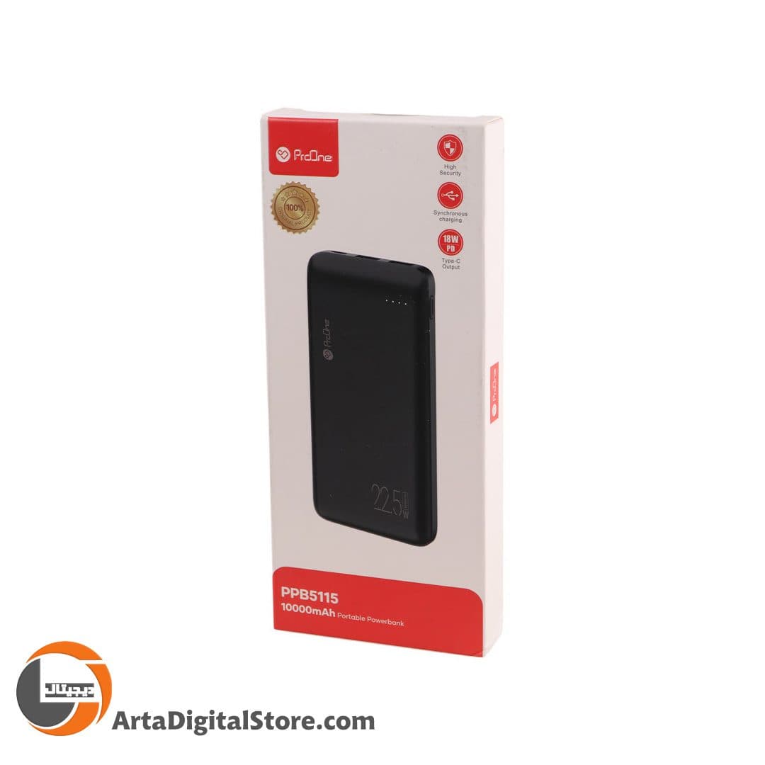 پاور بانک ProOne PPB5115 PD QC 20W 10000mAh Power Bank — تصویر ۴