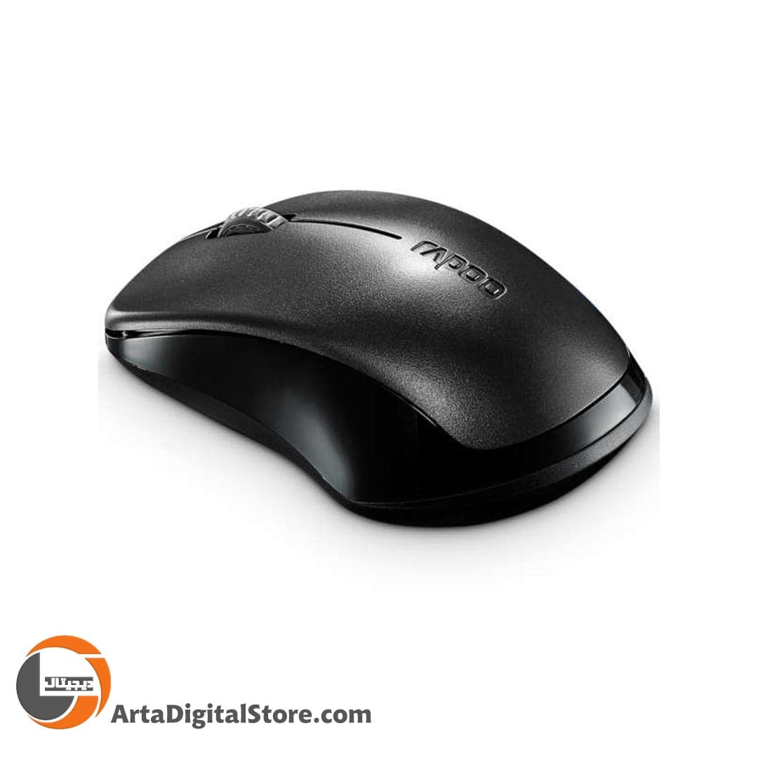موس بی سیم رپو Rapoo 1620 Wireless Mouse black — تصویر ۳