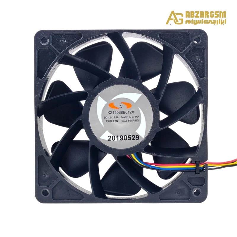 جت فن 12V-2.8A سایز 12x12x3.8cm مارک K-FAN مدل KZ12038B012X — تصویر ۲