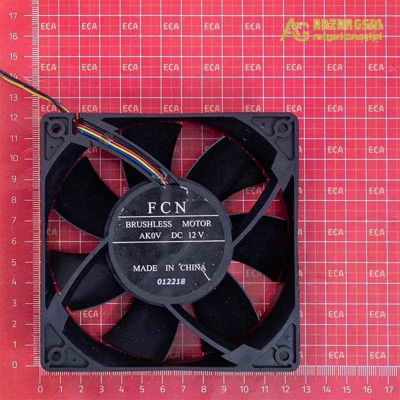 جت فن 12V-2A سایز 12x12x3.8cm مارک FCN مدل AK0V — تصویر ۴
