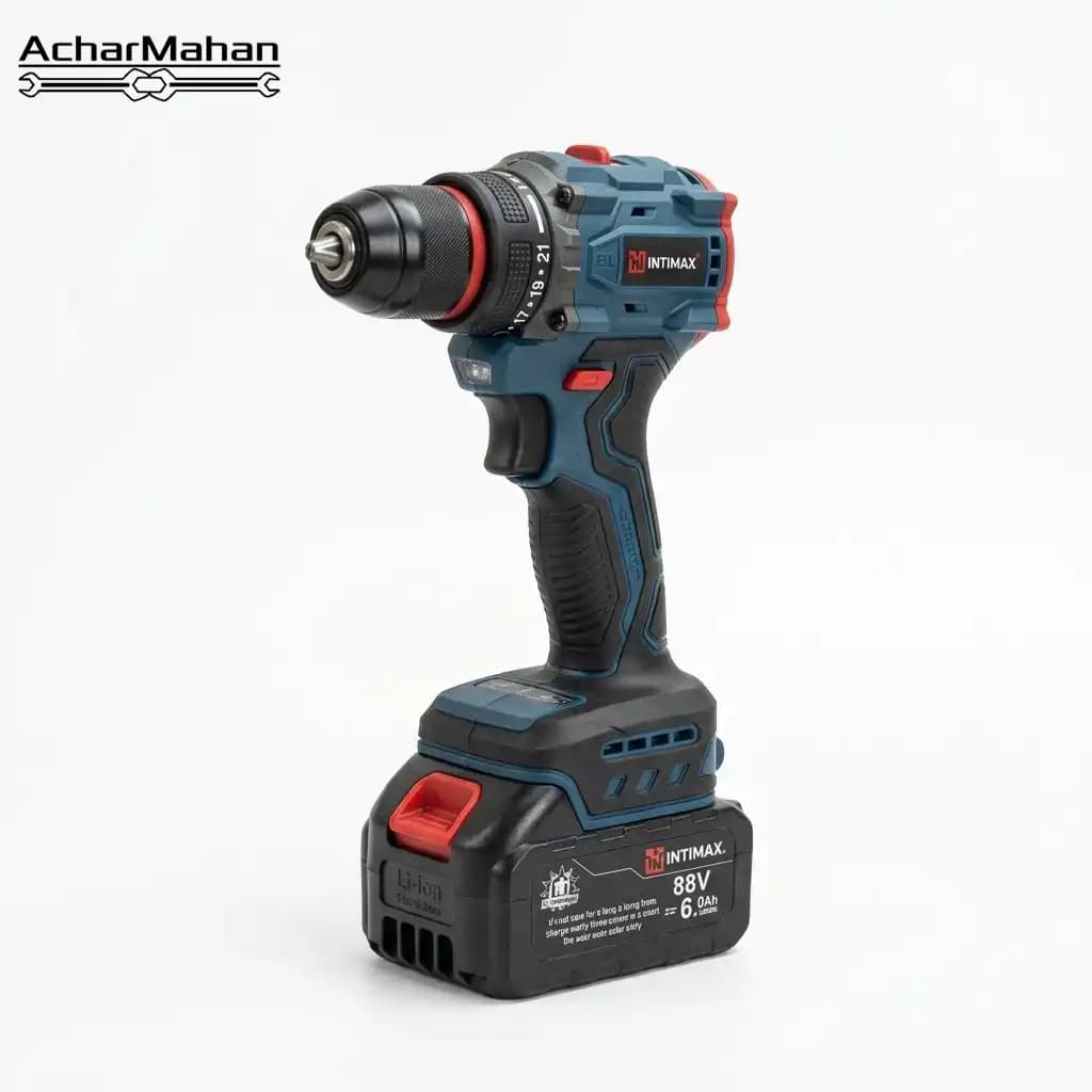 دریل شارژی 88 ولت براشلس طرح بوش اینتیمکس مدل brushlles 88v — تصویر ۳