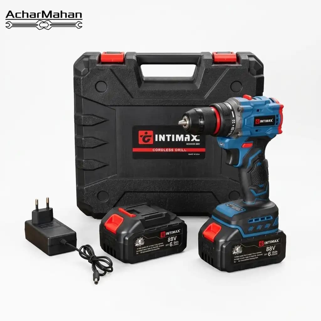 دریل شارژی 88 ولت براشلس طرح بوش اینتیمکس مدل brushlles 88v