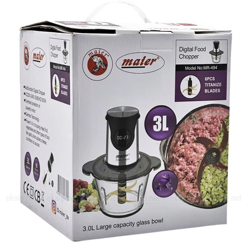 خردکن 3000 میلی‌لیتر مایر مدل MR-494 — تصویر ۸