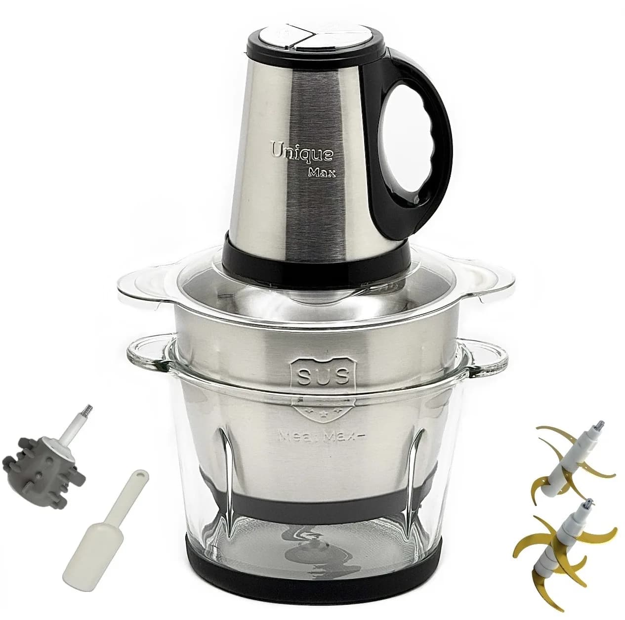 خردکن 3800 میلی‌لیتر یونیک مکس مدل UM-8003 — تصویر ۵