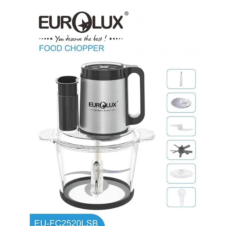 خردکن 3 لیتری یورولوکس مدل EU-FC2520LSB — تصویر ۳