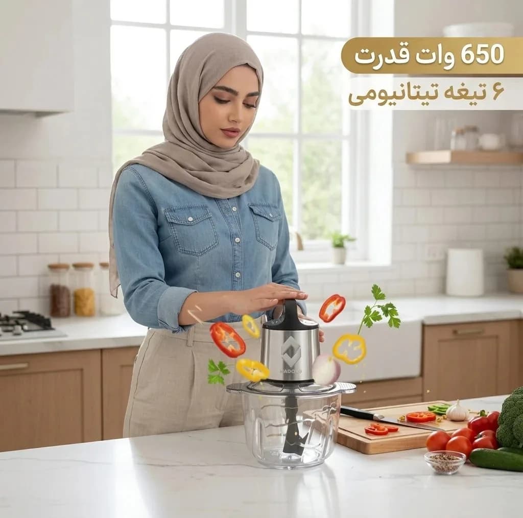 خردکن 3 لیتر رادوکو مدل Gen 2026 GT — تصویر ۸