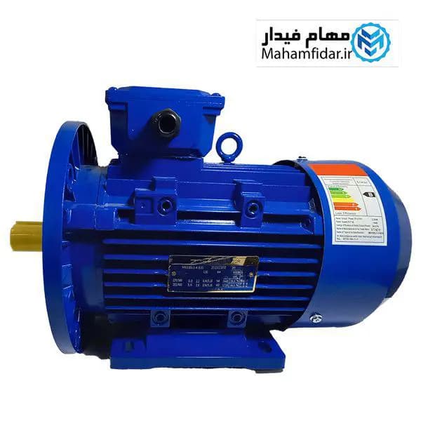 الکتروموتور پوسته آلومینیوم 1.5 کیلووات 2 اسب سه فاز ایدآل — تصویر ۲
