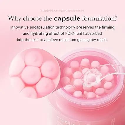 کرم کاسه‌ای کپسولی کلاژن و PDRN مدی کیوب 55 گرم (Medicube Salmon DNA PDRN Pink Collagen Capsule Cream) — تصویر ۶