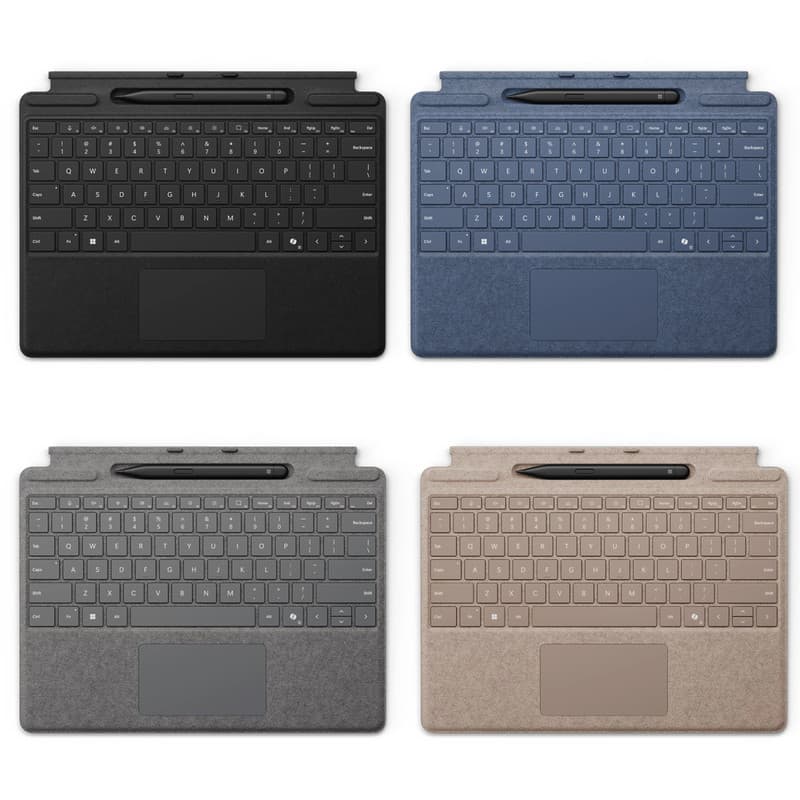 تبلت 13 اینچی مایکروسافت مدل Surface Pro 11 - Ultra 7 ظرفیت 1 ترابایت و رم 16 گیگابایت به همراه کیبورد Surface Pro Copilot و قلم Slim Pen 2 — تصویر ۱۰