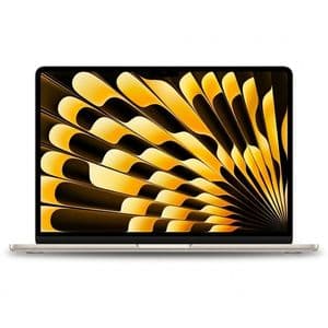 لپ‌تاپ 13.6 اینچی اپل مدل MacBook Air MDHA4 2026 LLA با پردازنده M5 با 16 گیگابایت رم و حافظه داخلی SSD با ظرفیت 512 گیگابایت، نمایشگر Liquid Retina با وضوح 2560×1664، Wi-Fi 7، شارژدهی پخش ویدیو تا 18