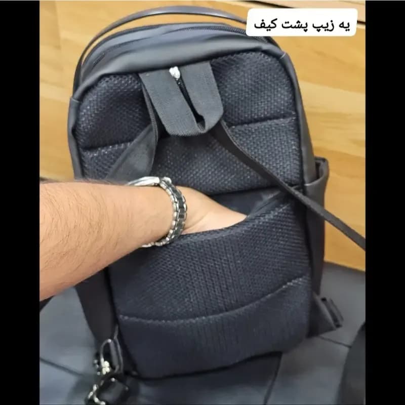 مینی کوله پشتی و بادی بگ هاردکیس ضدآب بنج BANGE ارتفاع 33 سانتی متر — تصویر ۴