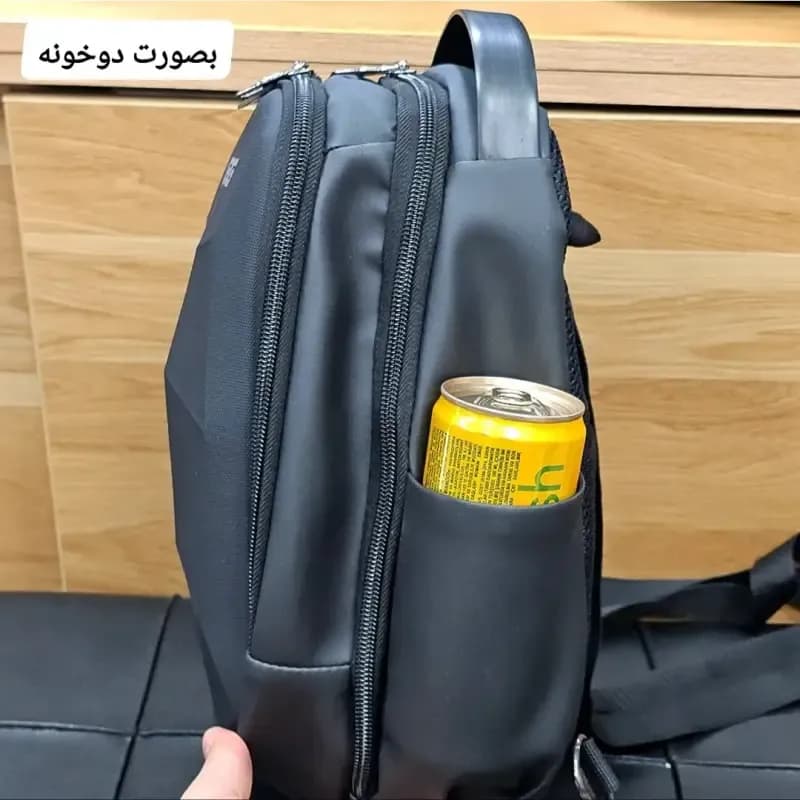 مینی کوله پشتی و بادی بگ هاردکیس ضدآب بنج BANGE ارتفاع 33 سانتی متر — تصویر ۶