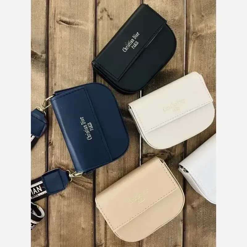 کیف مینی بگ بامبو زنانه با بند پهن قابل تنظیم رنگی — تصویر ۴
