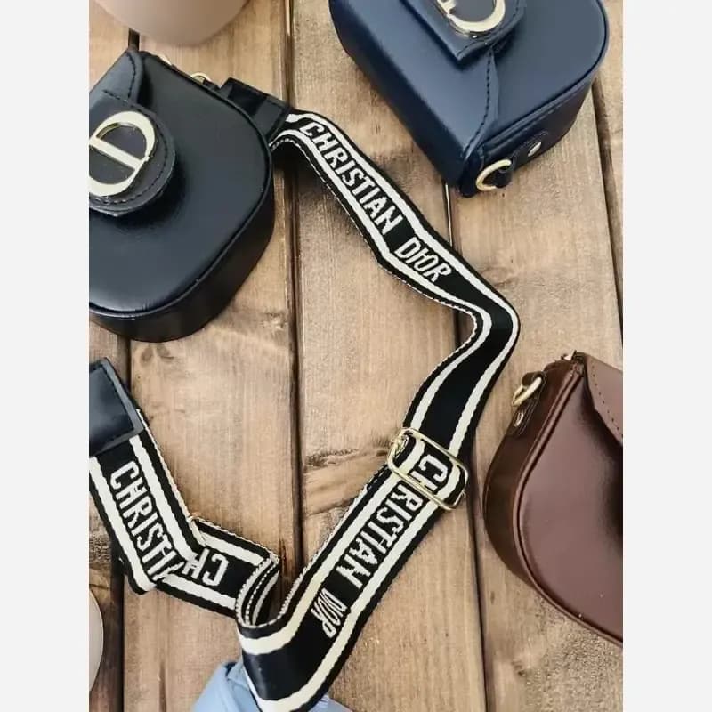 مینی بگ فانتزی بند دوشی نواری پهن رنگبندی سایز 10-12 — تصویر ۲