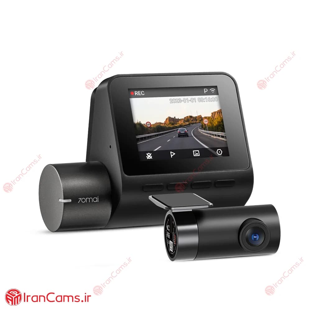 دوربین ثبت وقایع خودرو شیائومی 70mai مدل Dash Cam A200 (دو دوربین) — تصویر ۲