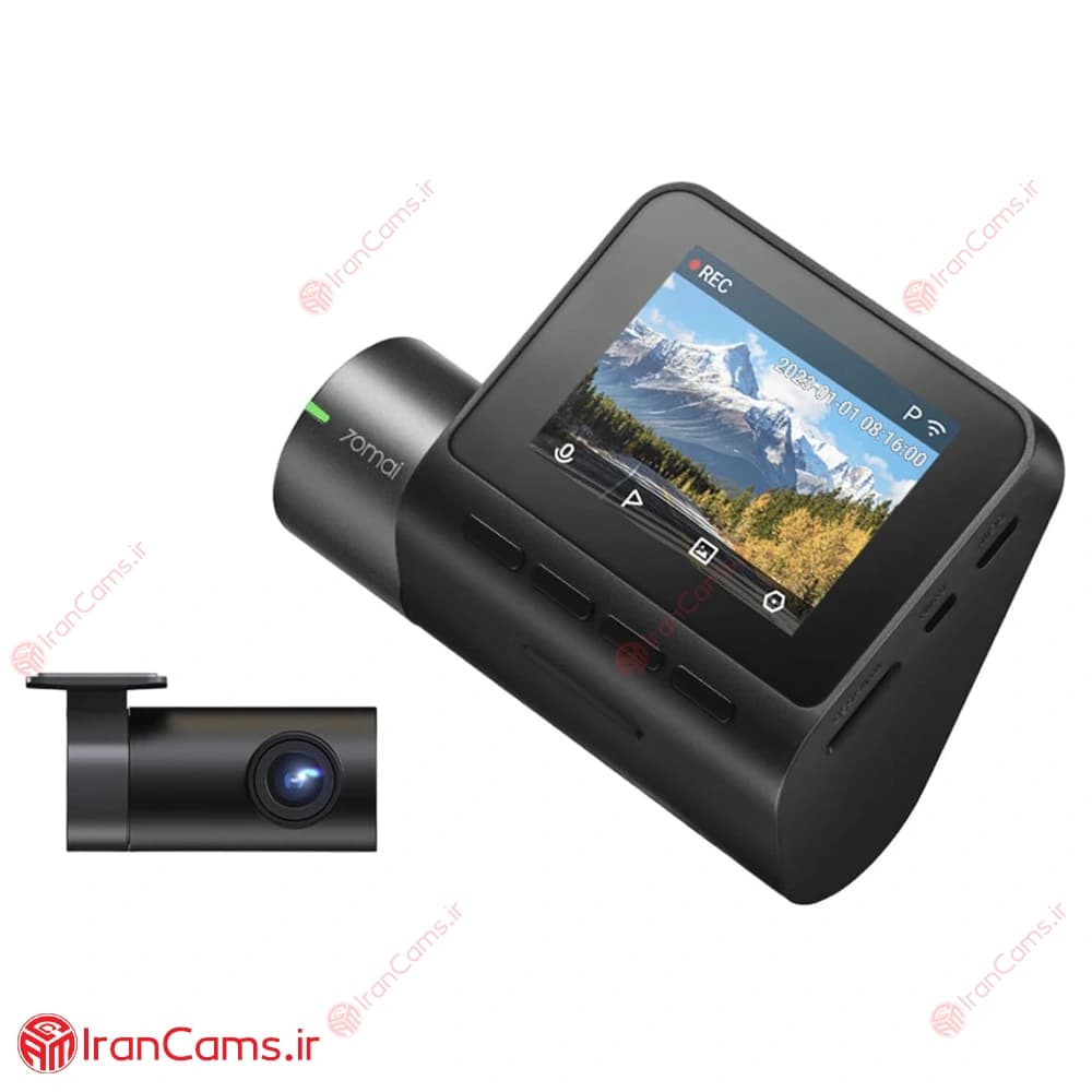 دوربین ثبت وقایع خودرو شیائومی 70mai مدل Dash Cam A200 (دو دوربین)