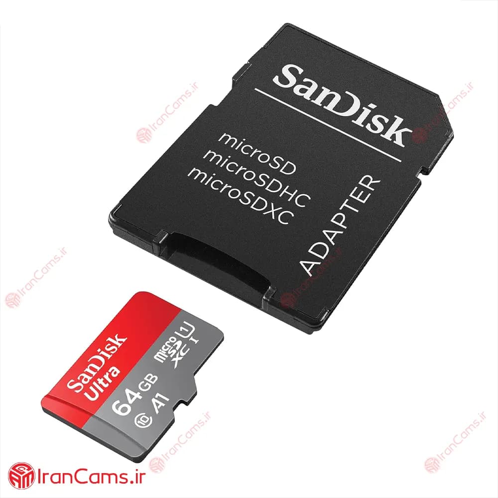 کارت حافظه microSDXC سن دیسک مدل Ultra A1 کلاس 10 استاندارد UHS-I U1 سرعت 100MBps ظرفیت 64 گیگابایت — تصویر ۳