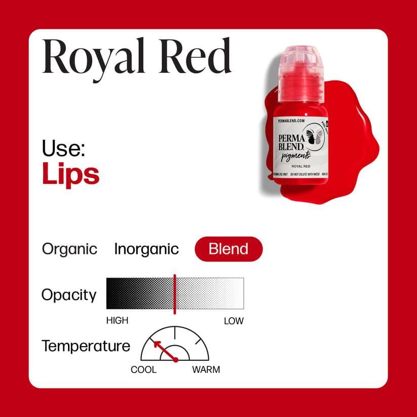جوهر قرمز تاتو Royal Red — تصویر ۲