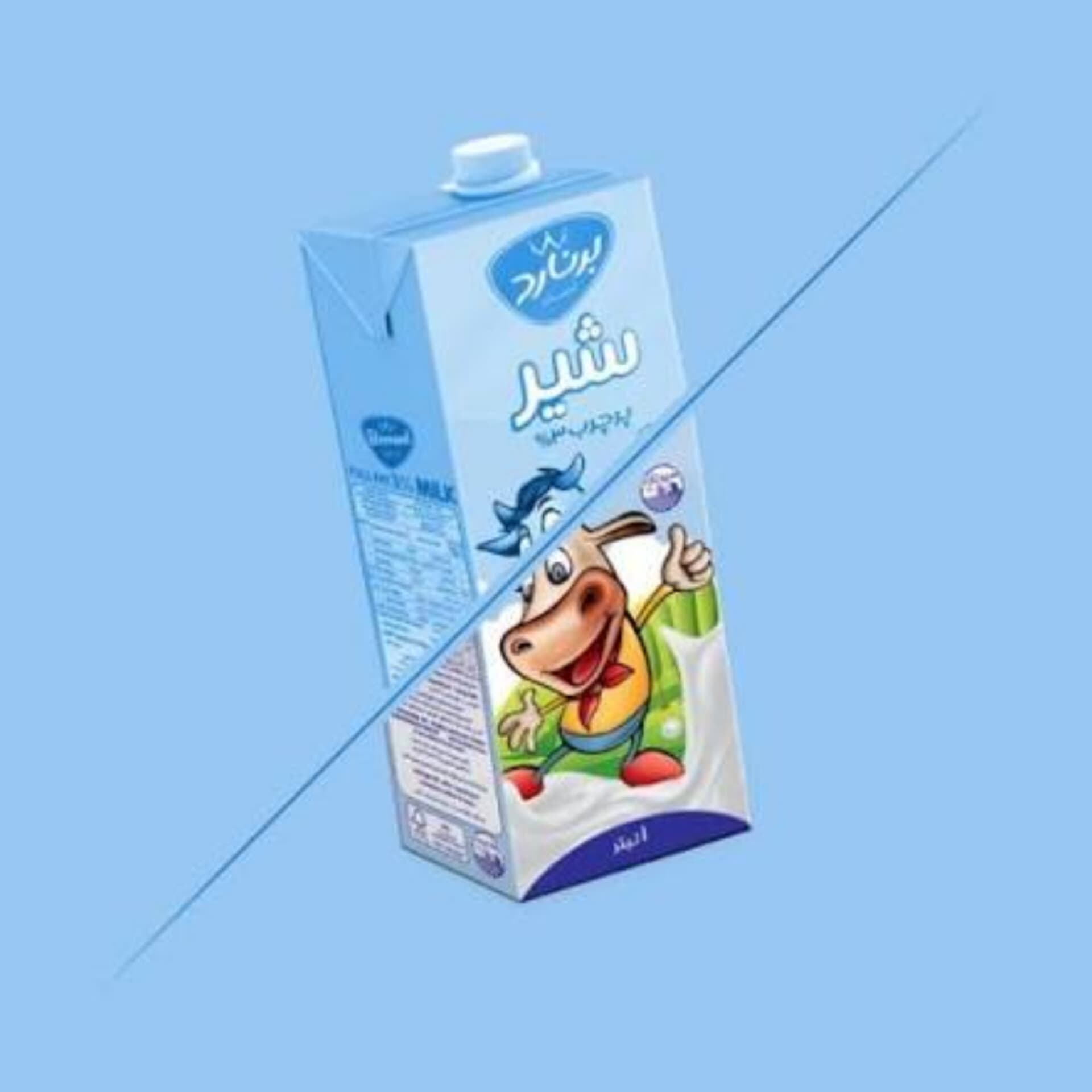 شیر 1لیتری پاکتی