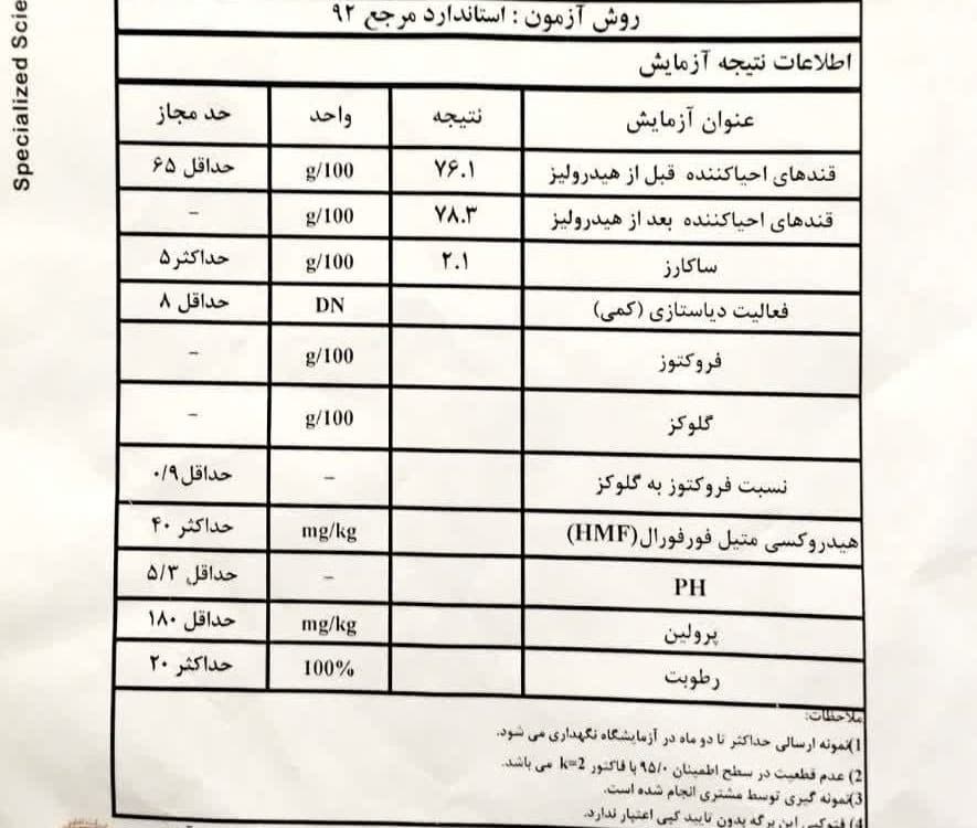 عسل زول 1 کیلوگرم — تصویر ۳