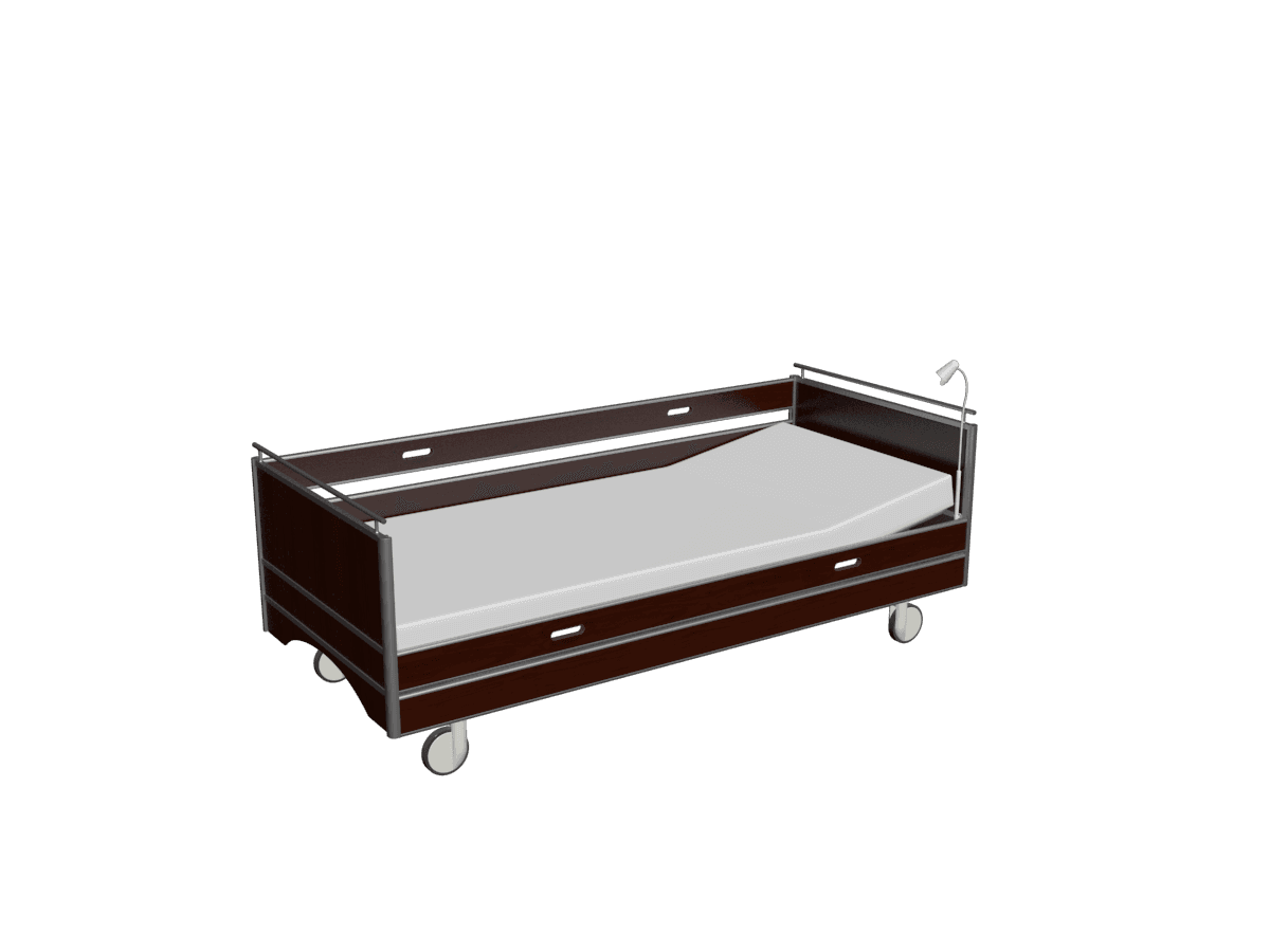 دانلود آبجکت تری‌دی‌مکس تخت بیمارستان مدل Hospital-bed-5
