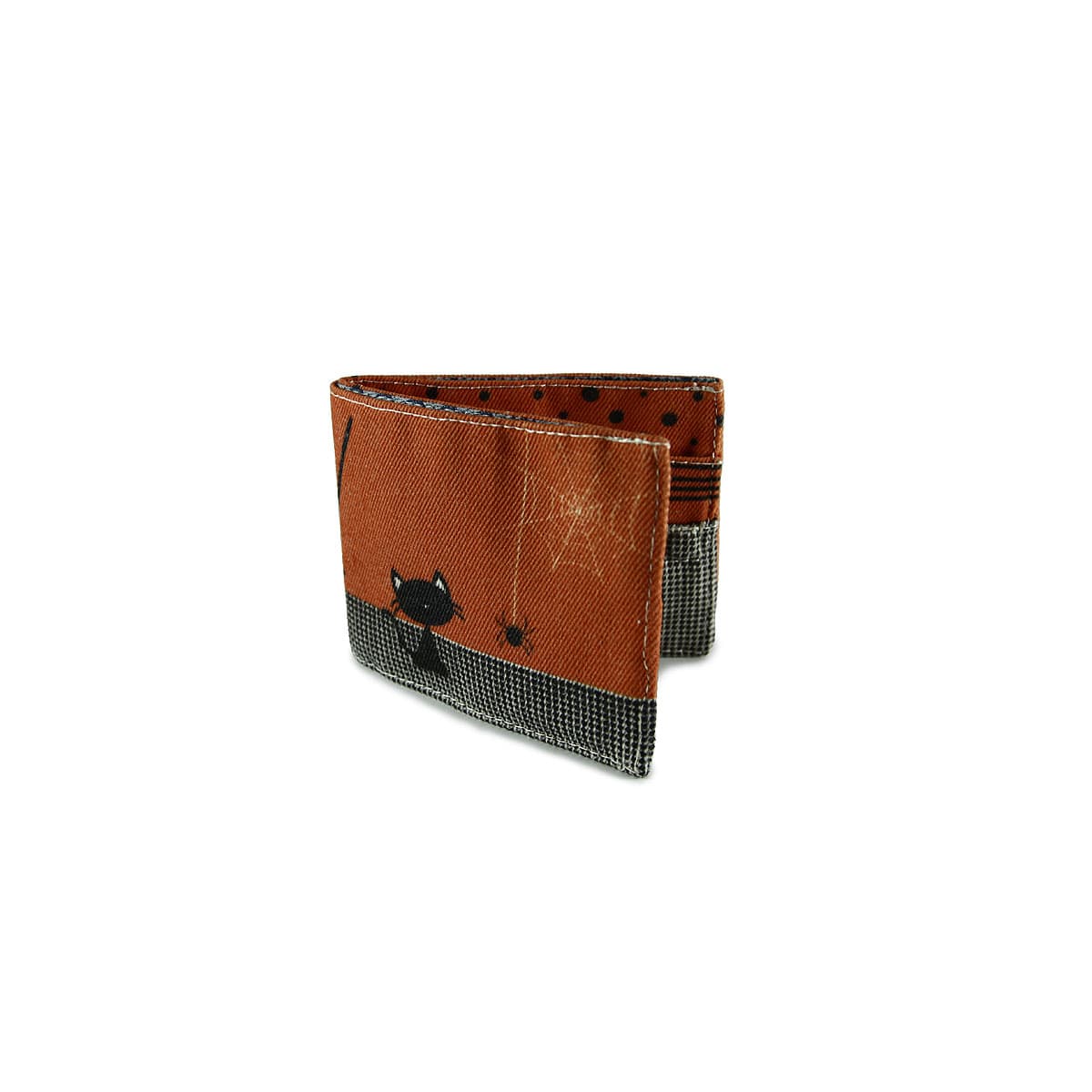 کیف پول کتان طرح Hex — تصویر ۳