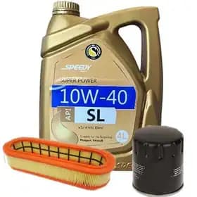 پکیج روغن موتور اسپیدی مدل سوپرپاور (10w40) SL مناسب تیبا ، کوییک و ساینا