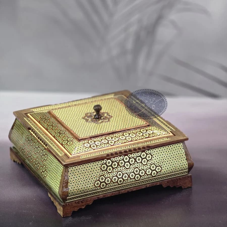 شکلات خوری 4 گوش سیمی طرح 2