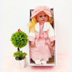 عروسک هوشمند سخنگوی سارا 40 سانتی وه شعر و قصه هم میخونه موهاشم کاشته — تصویر ۵