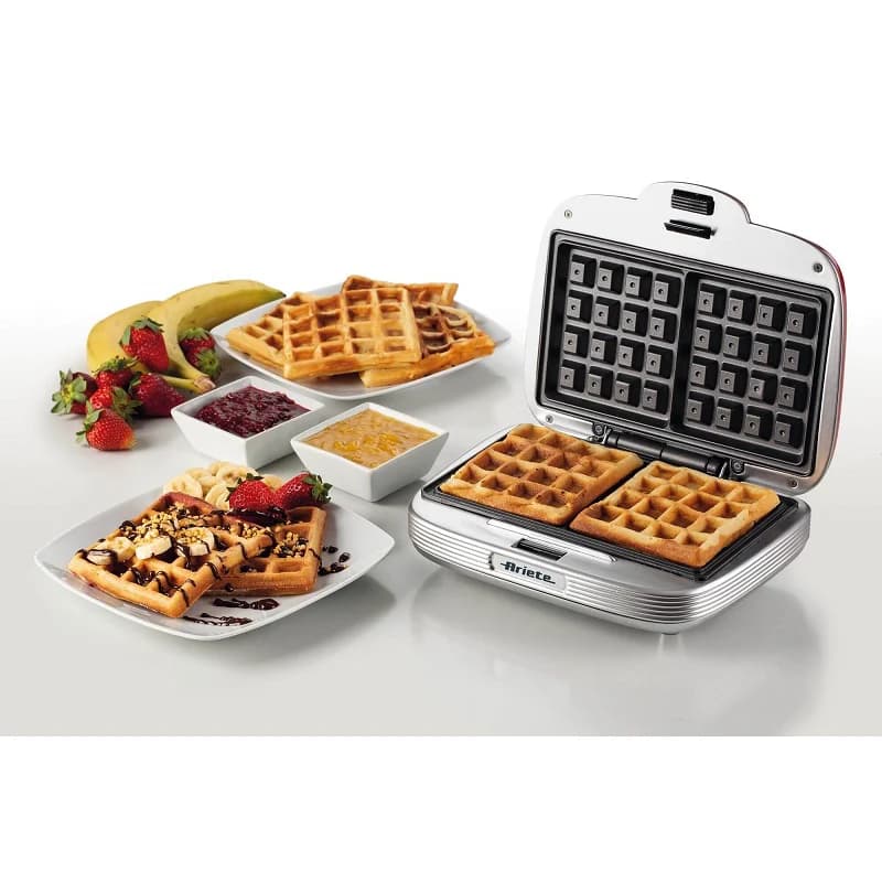 وافل ساز آریته ایتالیا Ariete Waffle Maker Party 1973 light blue — تصویر ۲