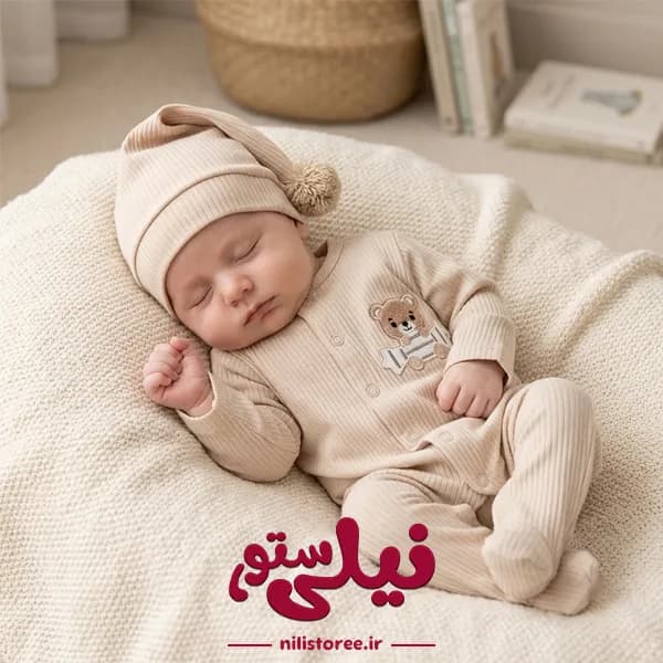 ست 7 تکه بیمارستانی برند دانالو danaloo طرح خرس خلبان کد 617