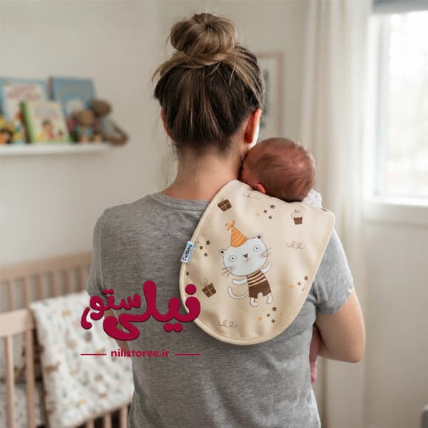 آروغ گیر 3 عددی نوزاد طرح گربه برند دولانو dolano