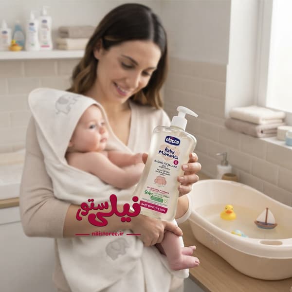 شامپو سر و بدن کودک برند چیکو مدل Micellar حجم 500ml
