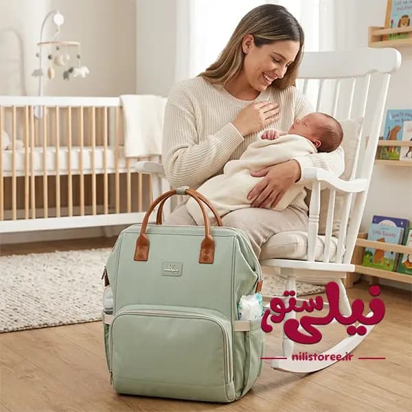 ساک کوله ای نوزاد طرح کبریتی برند مامی بگ Mommy bag مدل QZ